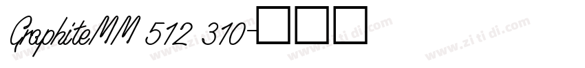 GraphiteMM 512 310字体转换